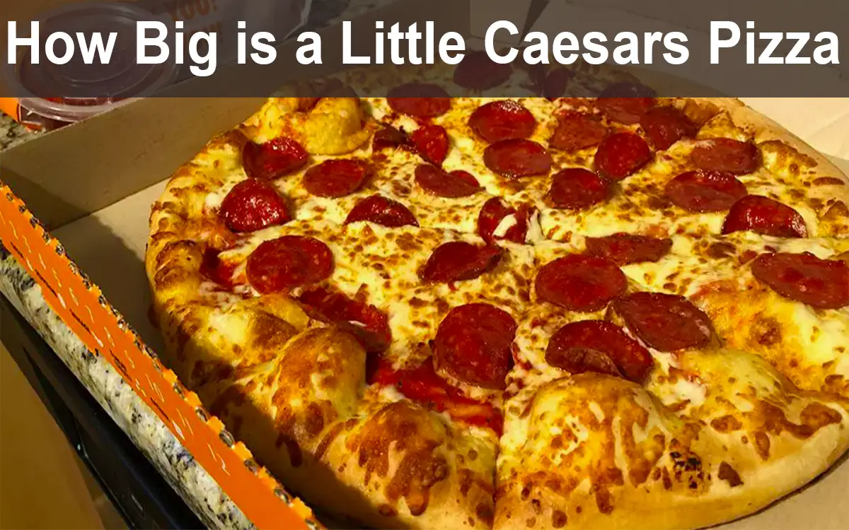 How Big is a Little Caesars Pizza