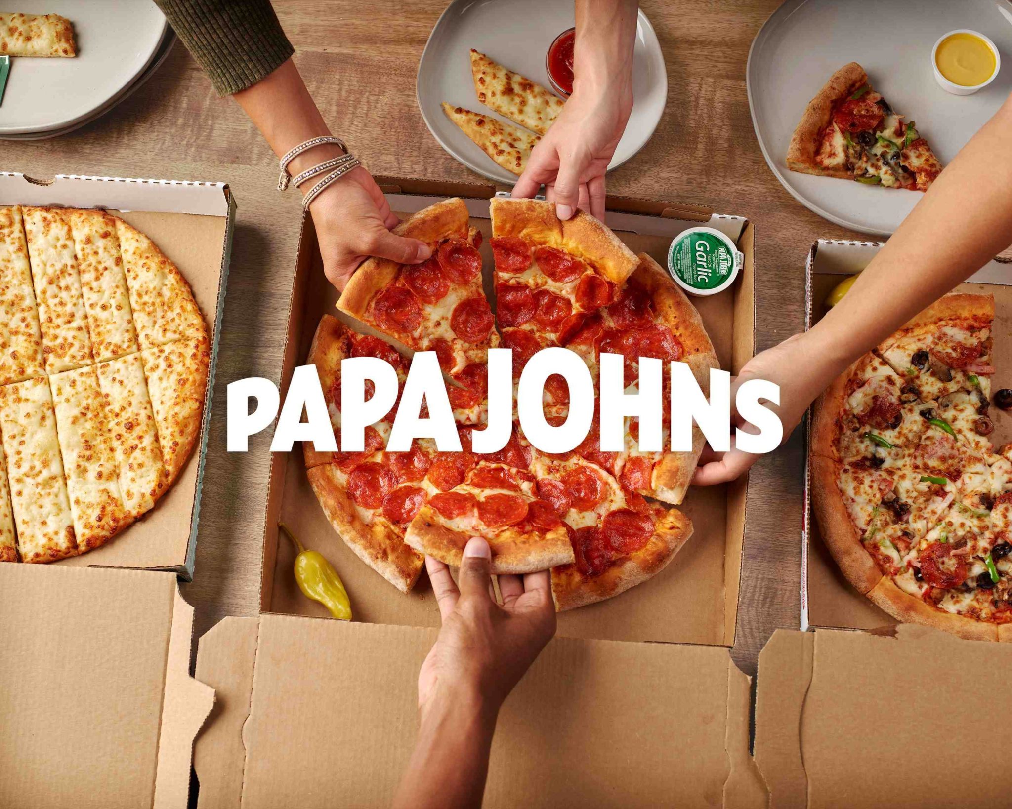 How Big is Papa John's Large Pizza Acadia House Provisions