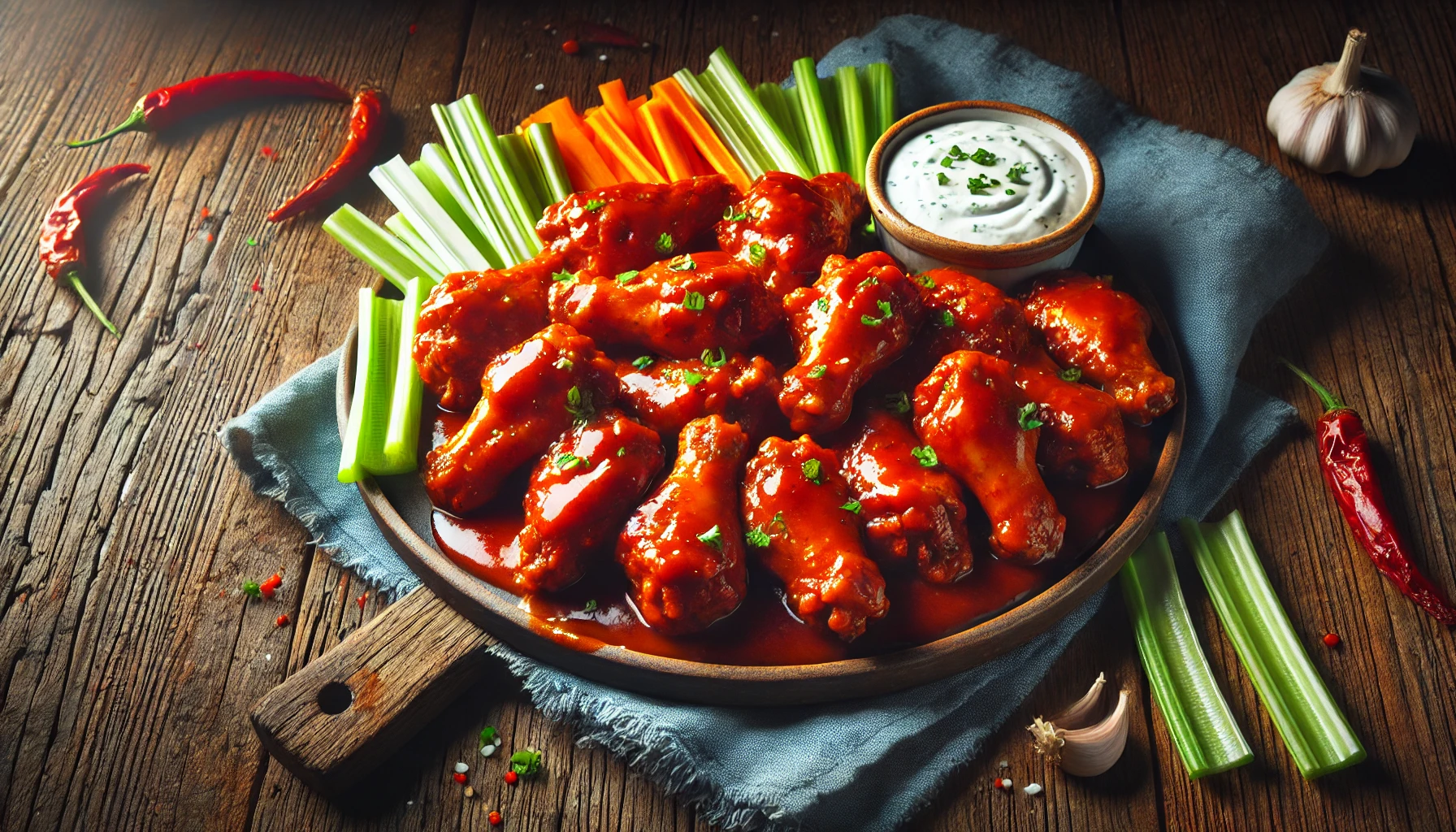 spicy buffalo chicken wings